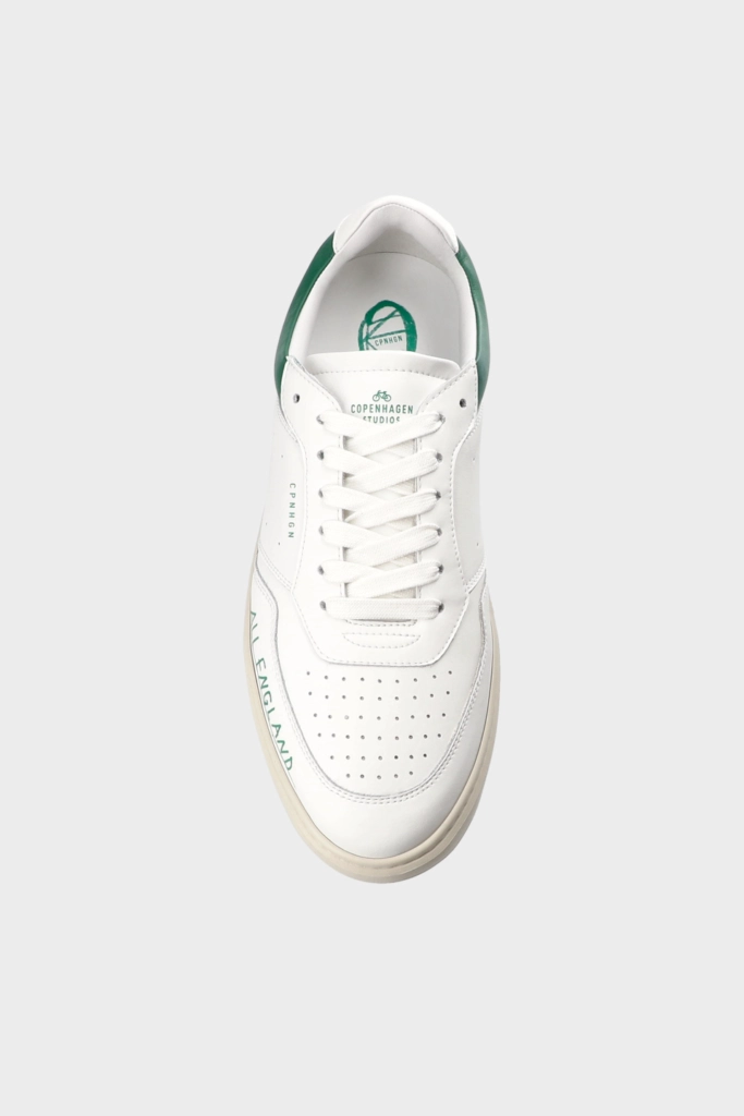 Studio Copenhagen CPH LONDON M leather white/green Fabrik Onlineshop