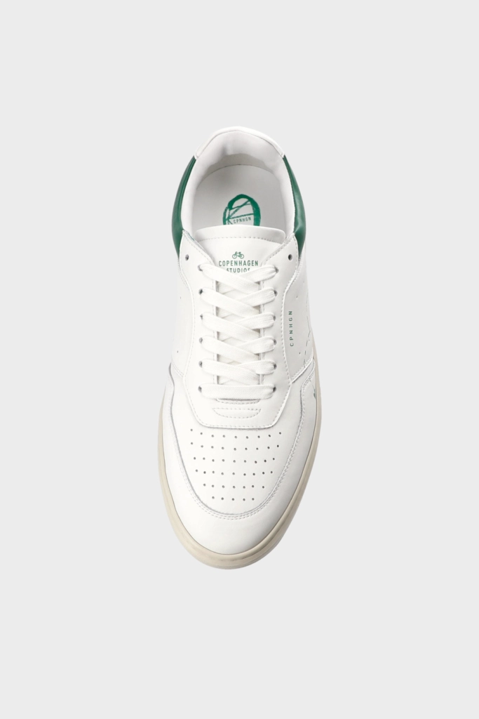 Studio Copenhagen CPH LONDON M leather white/green Fabrik Onlineshop