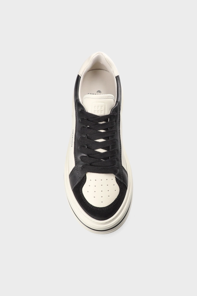 Studio Copenhagen CPH181 leather mix black/cream beige Letzte 2 Tage