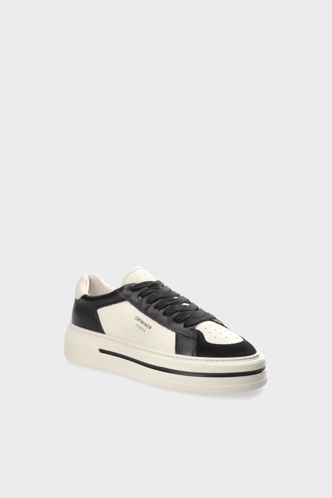 Studio Copenhagen CPH181 leather mix black/cream beige Letzte 2 Tage