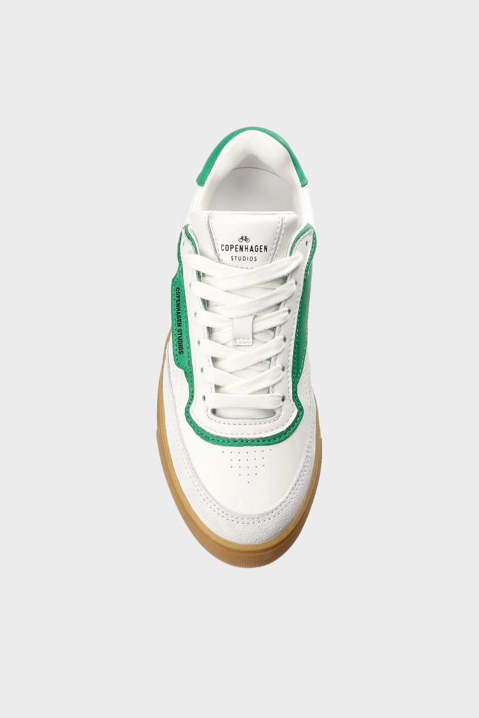 Studio Copenhagen CPH90 leather mix white/green/caramel Black Friday