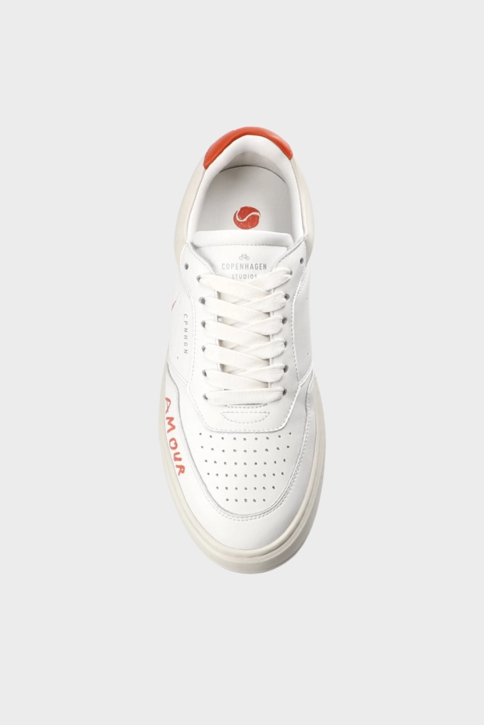 Studio Copenhagen CPH PARIS leather white/orange Weihnachtsangebot