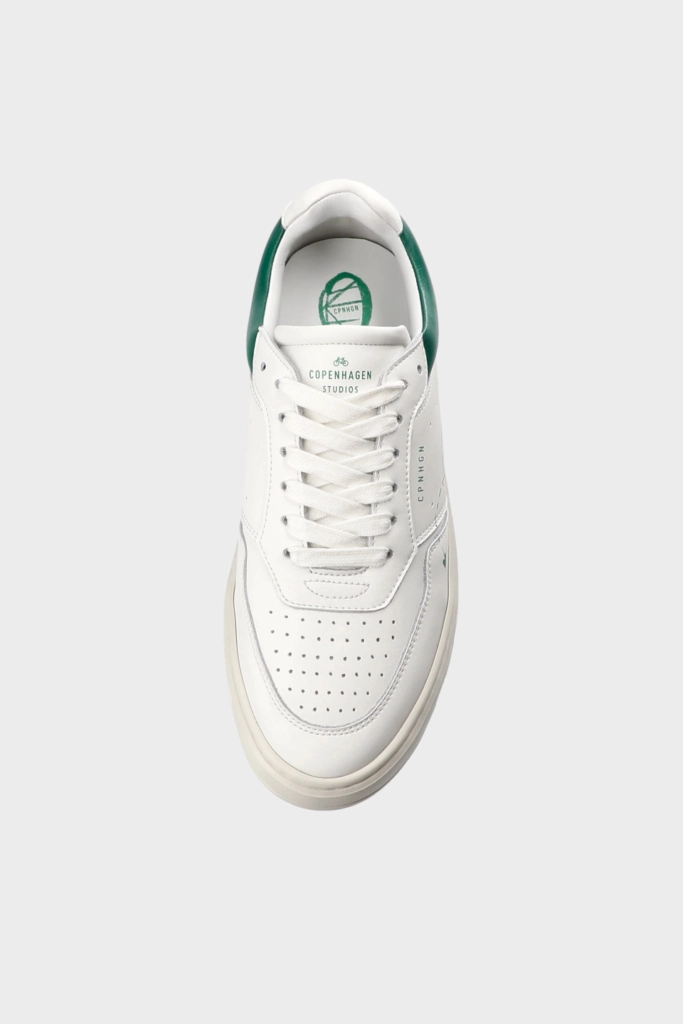 Studio Copenhagen CPH LONDON leather white/green Riesige Ersparnisse