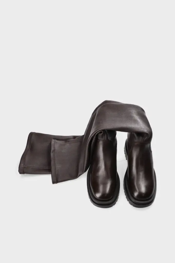 Studio Copenhagen CPH1005 leather/vegan stretch dark brown Super Sparpreis