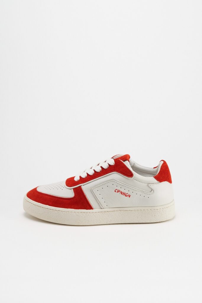 Studio Copenhagen CPH264 leather mix white/red 50% Rabatt für begrenzte Zeit