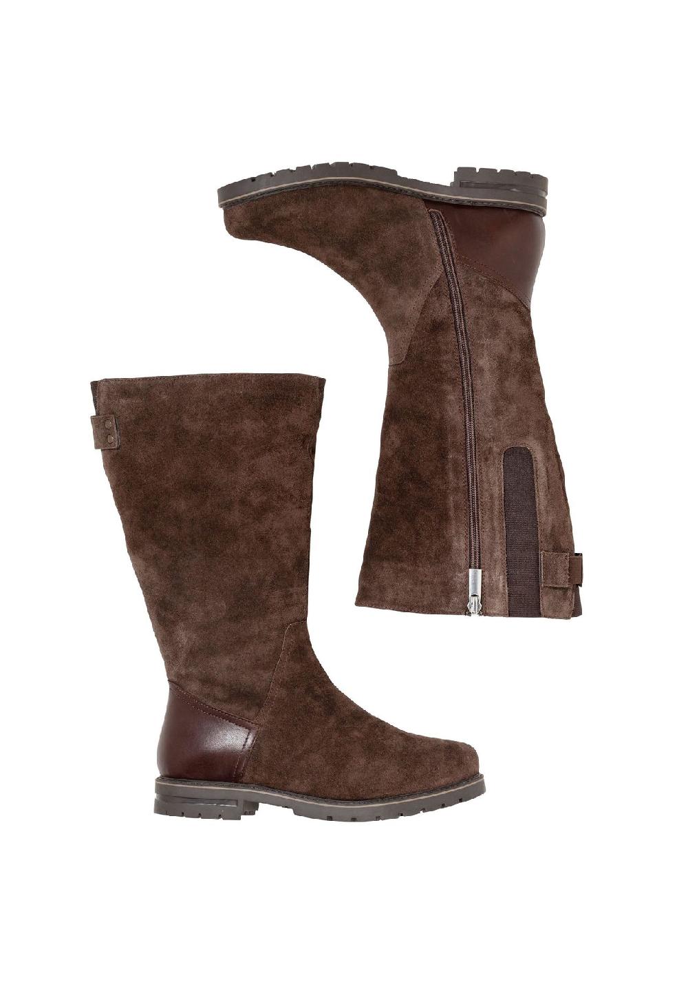 sheego Weitschaftstiefel mit elastischer Zierschnalle Angebote