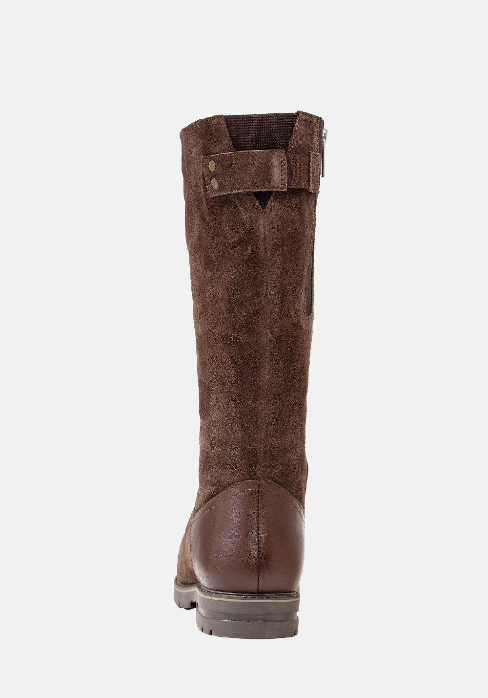 sheego Weitschaftstiefel mit elastischer Zierschnalle Angebote
