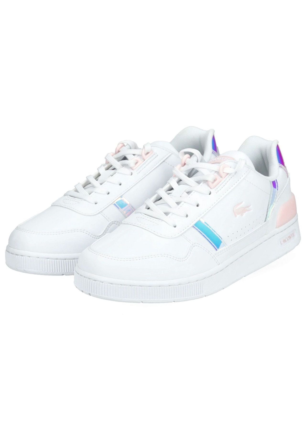 LACOSTE Lederimitat Sneaker Räumungsverkauf