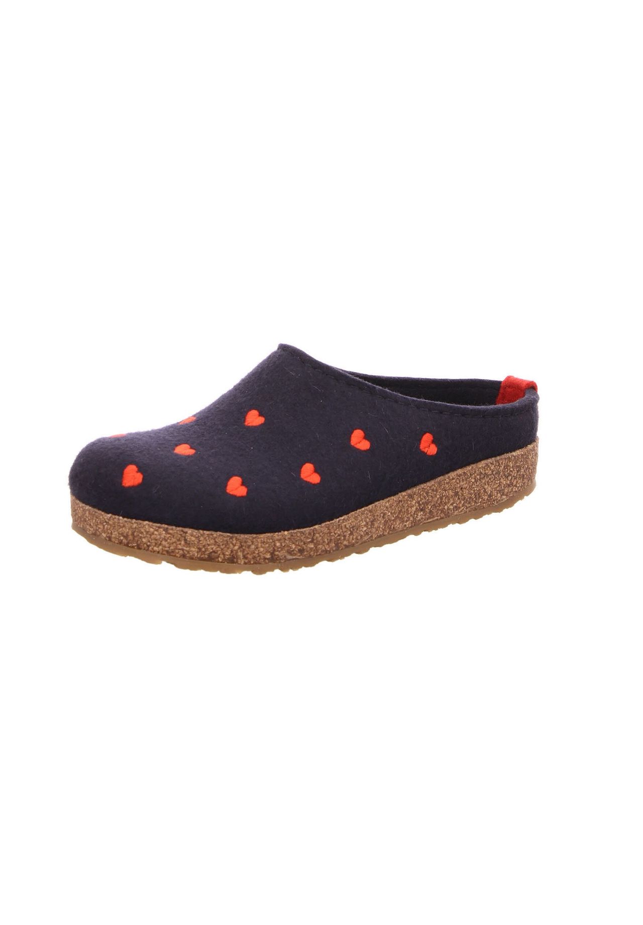HAFLINGER Pantolette Grizzly Cuoricini Sonderangebot der Fabrik