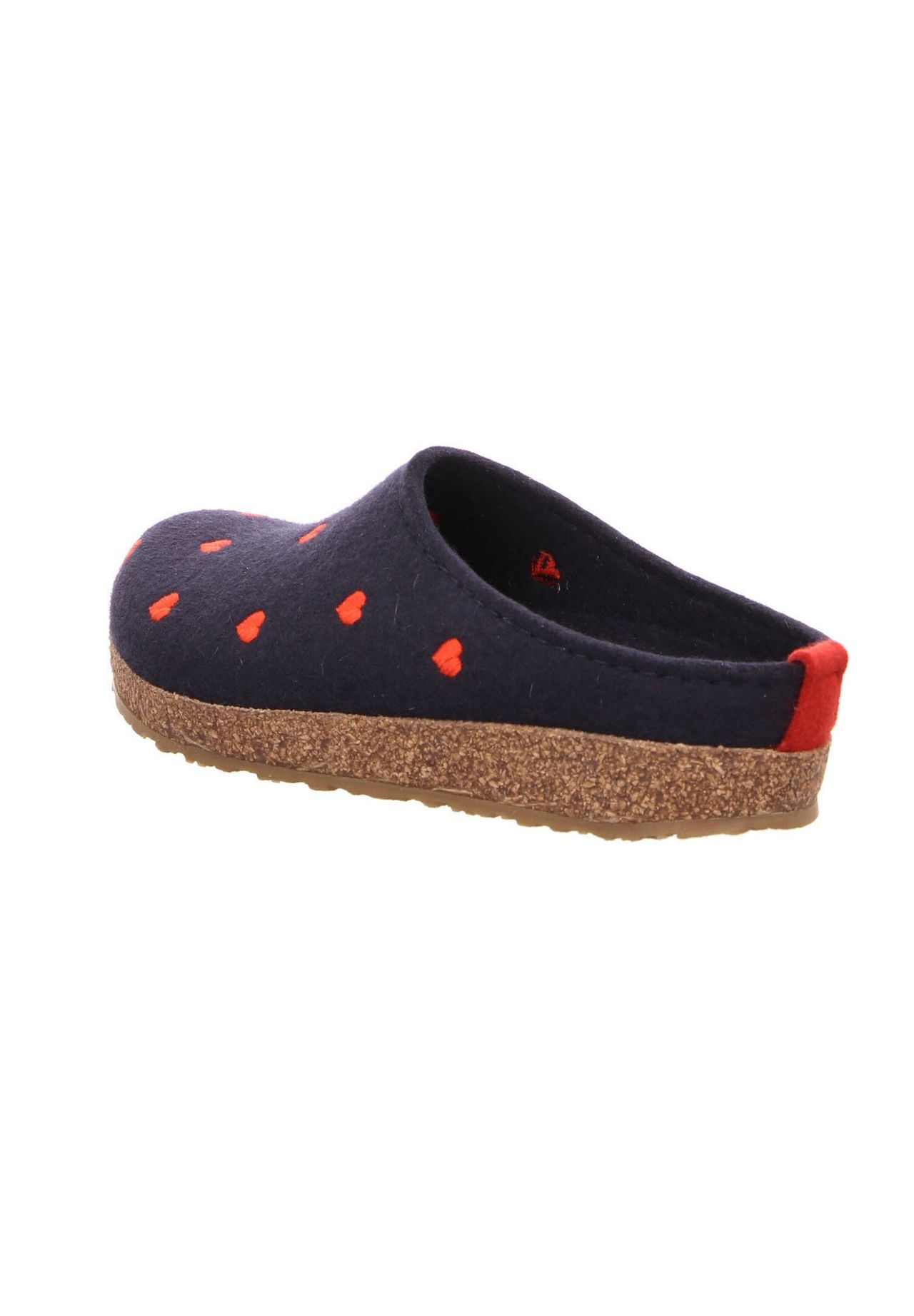 HAFLINGER Pantolette Grizzly Cuoricini Sonderangebot der Fabrik