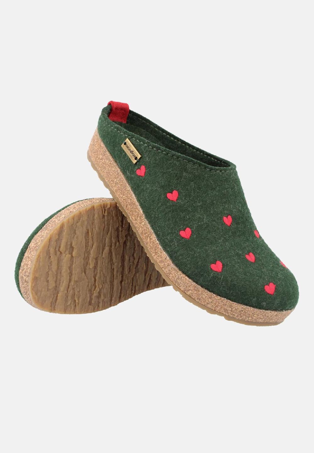 HAFLINGER Clogs Grizzly Cuoricini Discount Store für neue Produkte