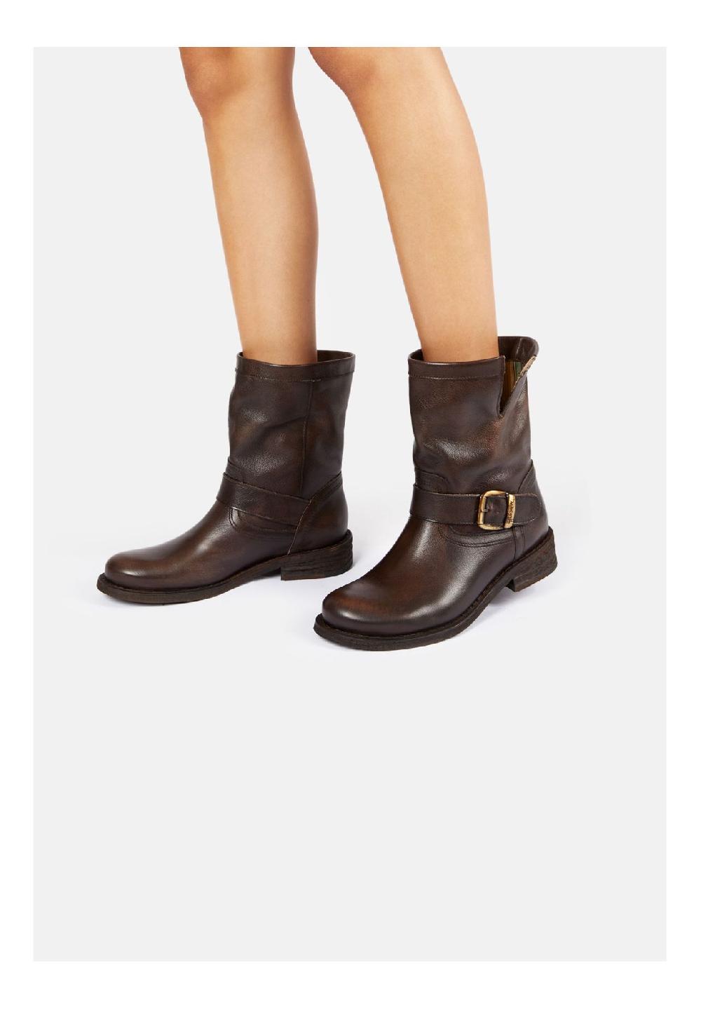 Felmini Leder Stiefelette Osterangebot