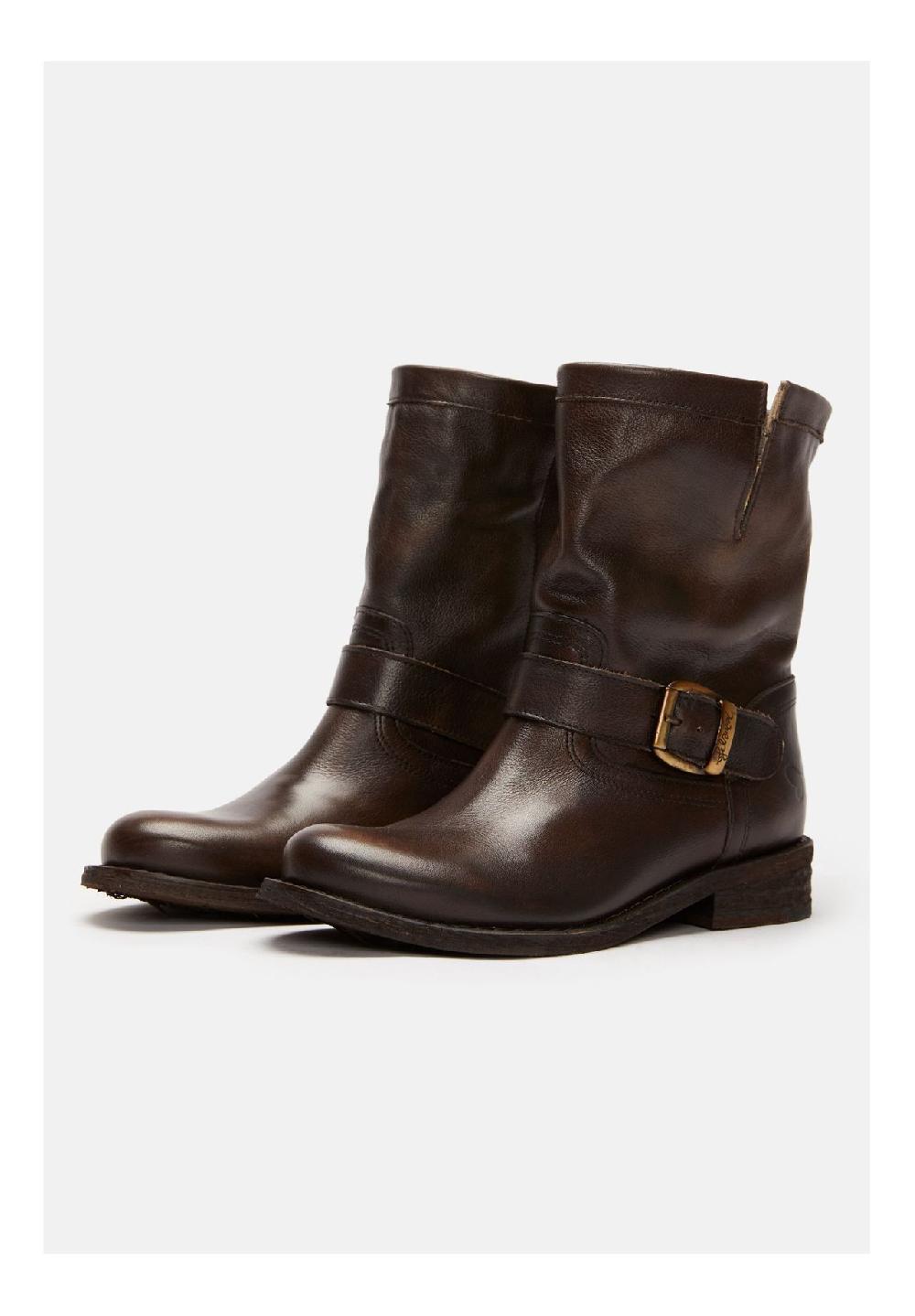 Felmini Leder Stiefelette Osterangebot
