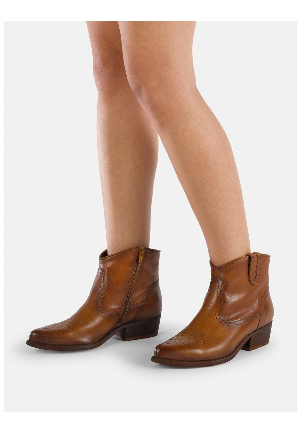 Felmini Leder Stiefelette Top Angebot