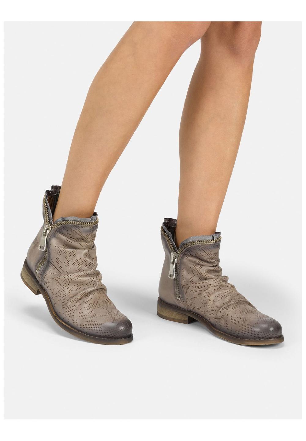Felmini Leder Stiefelette Große Rabatte
