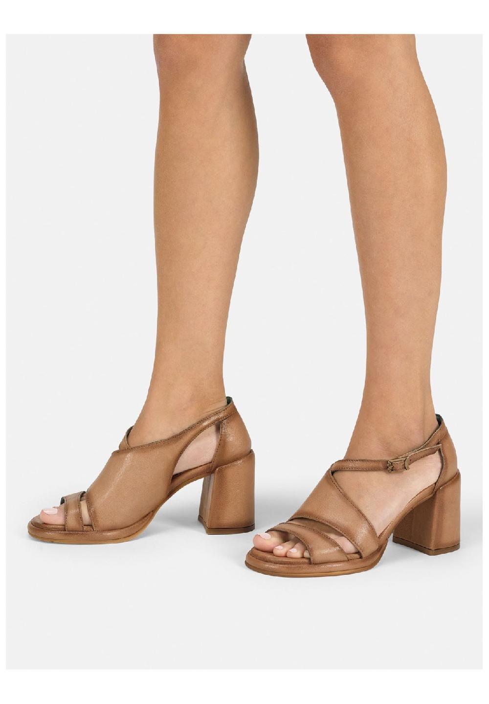 Felmini Leder Sandalen Räumungsverkauf
