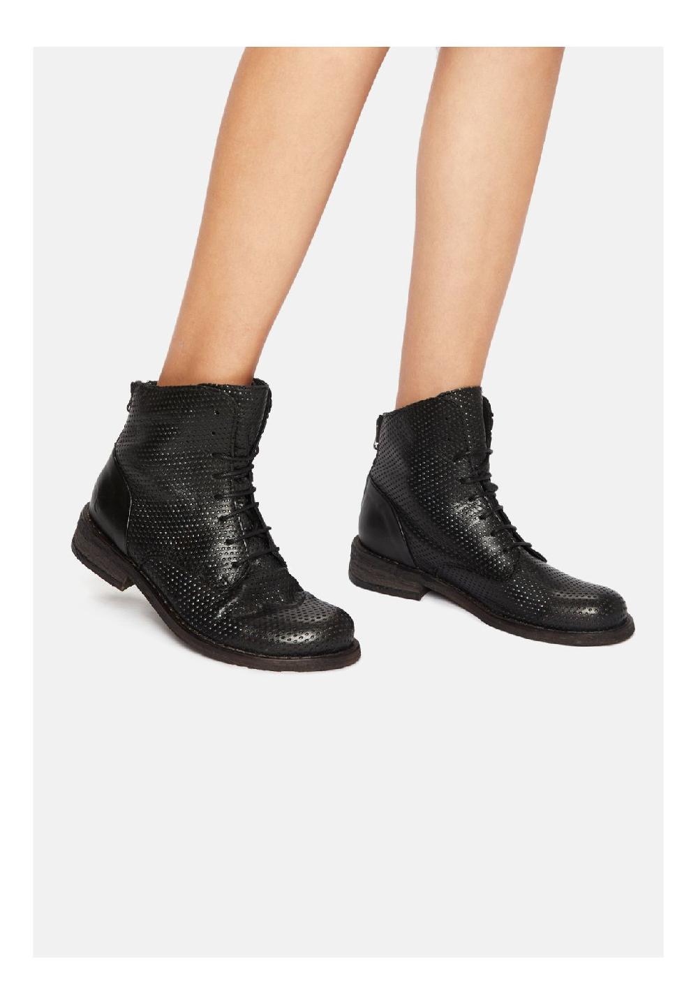 Felmini Leder Stiefelette VIP-Rabatte