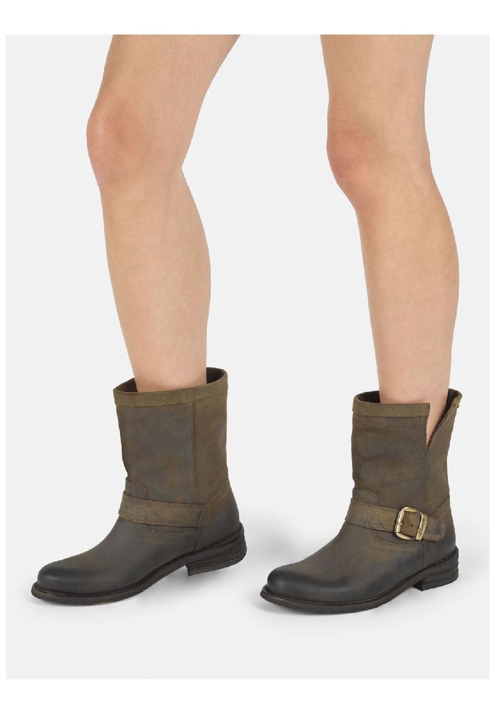 Felmini Leder Stiefelette Kostenlose Rückgabe