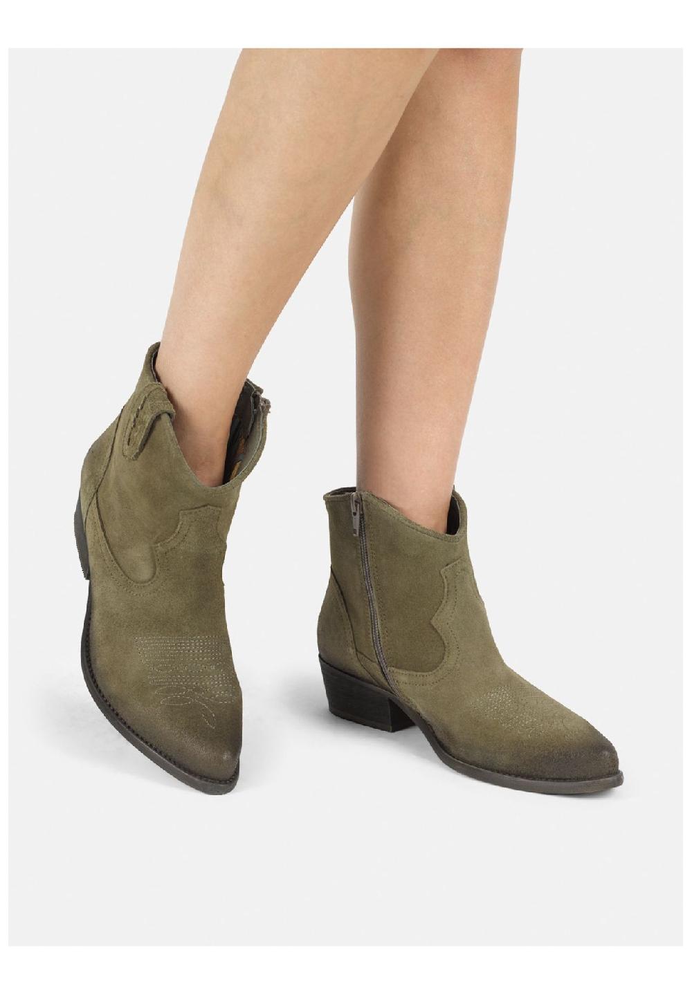 Felmini Veloursleder Stiefelette Neueste Stile