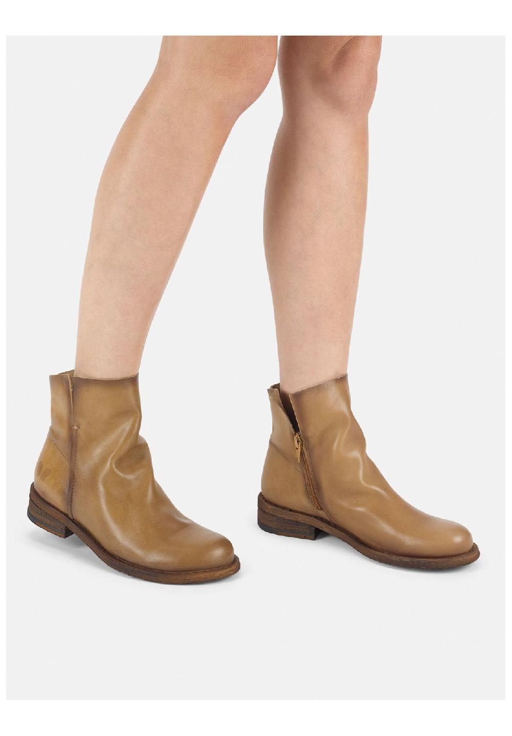 Felmini Leder Stiefelette Vierteljährliche Förderung