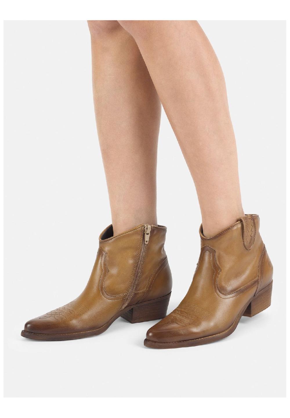 Felmini Leder Stiefelette Bis zu 55% Rabatt