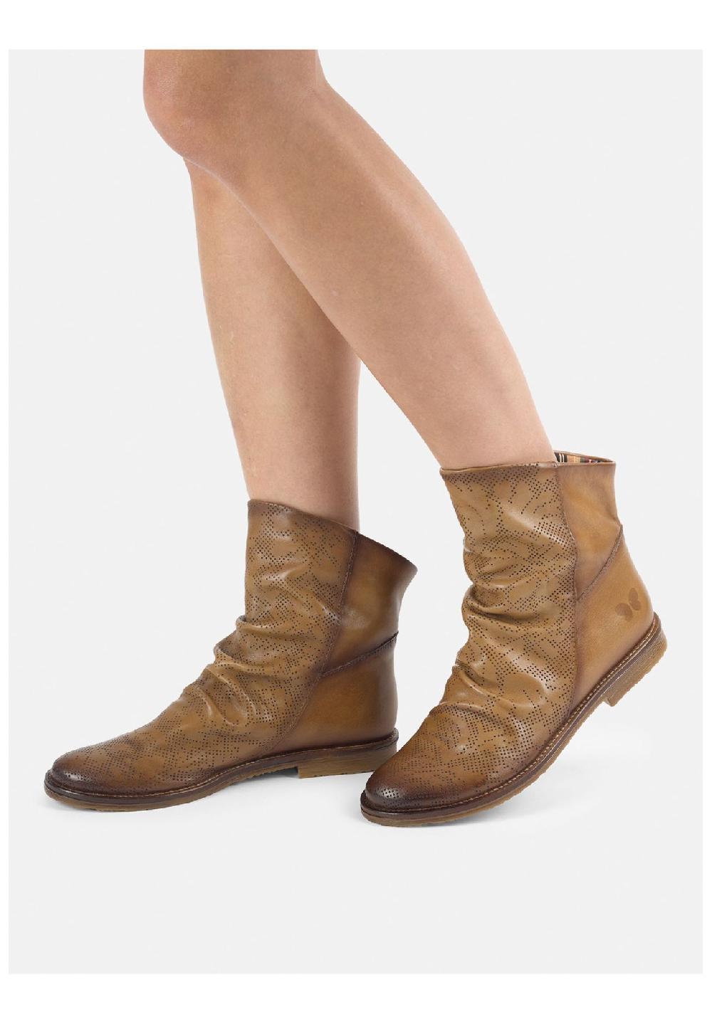 Felmini Leder Stiefelette Super Rabatt