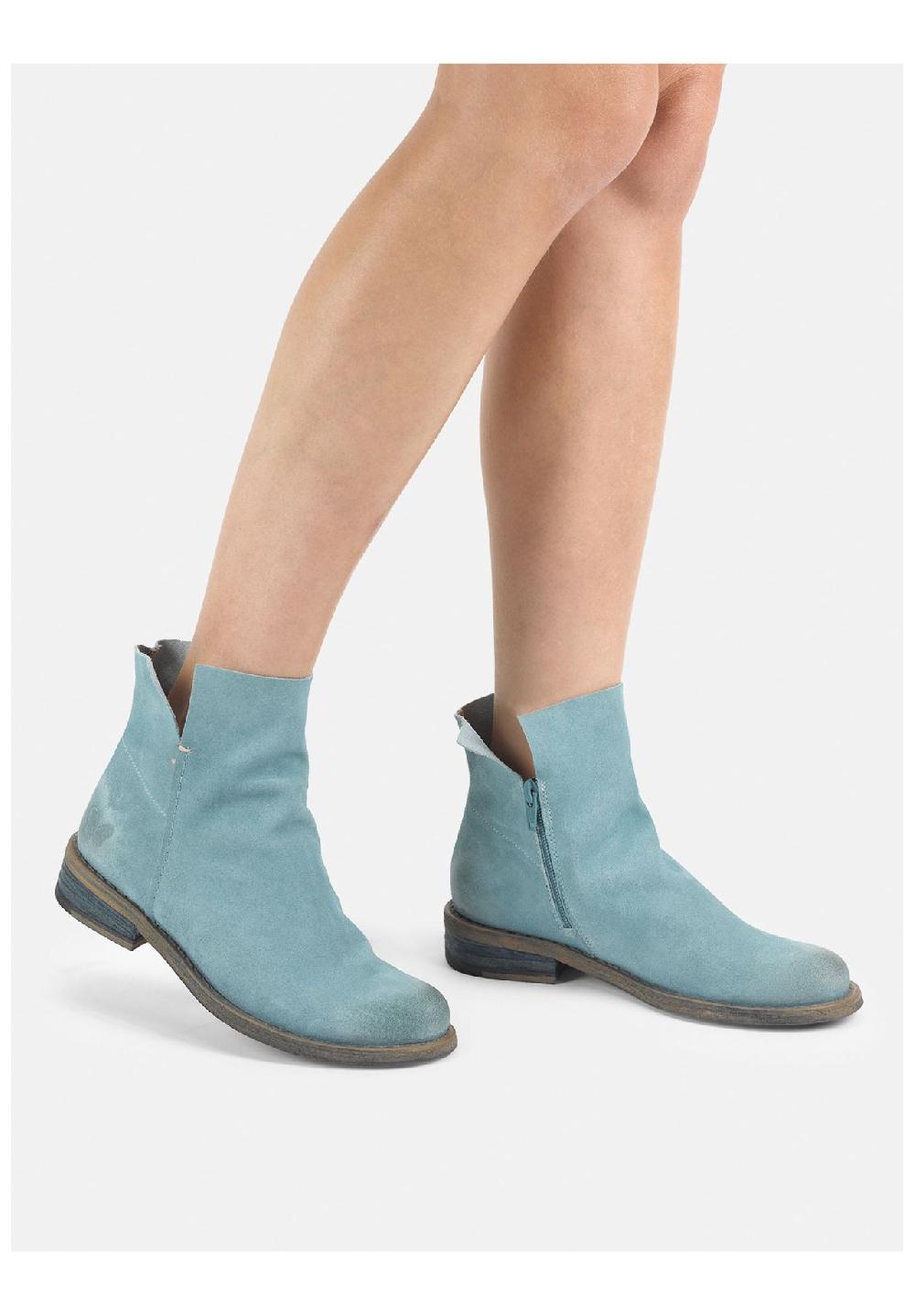 Felmini Veloursleder Stiefelette 50% Rabatt mit kostenlosem Versand