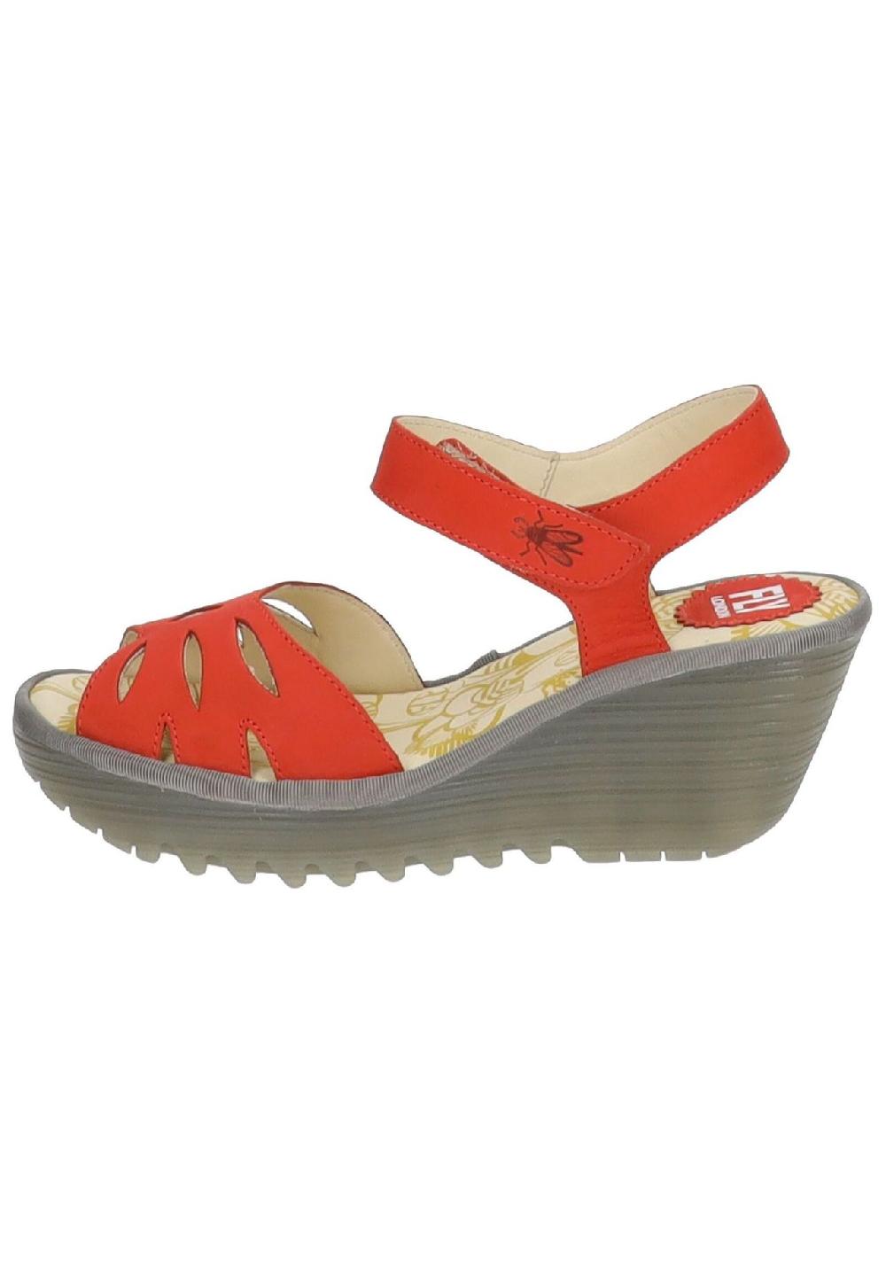 Fly London Leder Sandalen Valentinstagsangebot