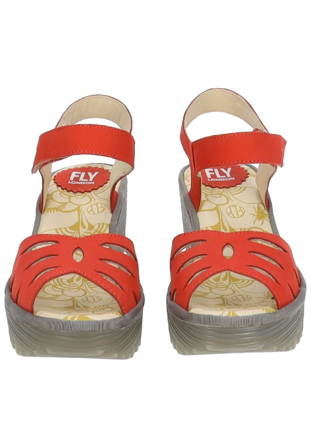 Fly London Leder Sandalen Valentinstagsangebot