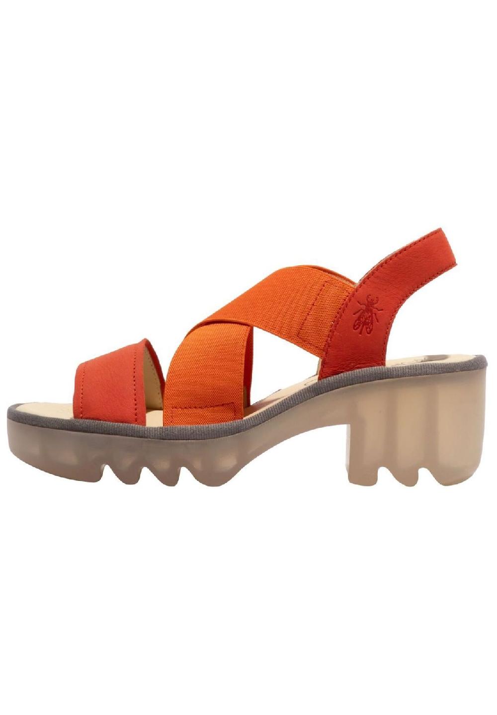 Fly London Leder/Textil Sandalen Zeitlich begrenztes Angebot
