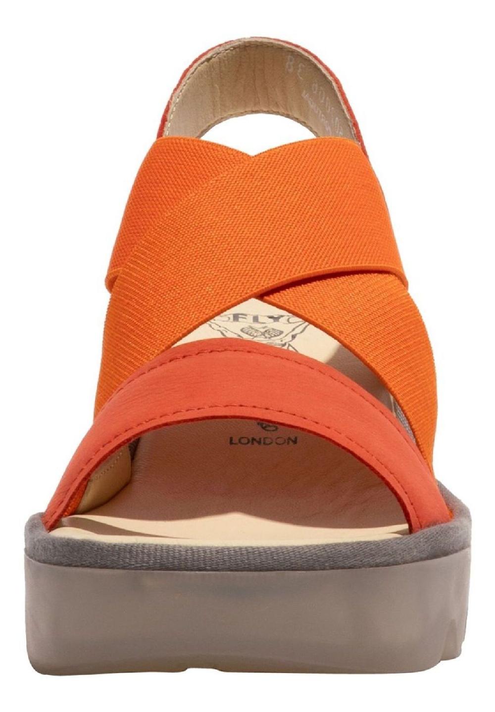 Fly London Leder/Textil Sandalen Zeitlich begrenztes Angebot