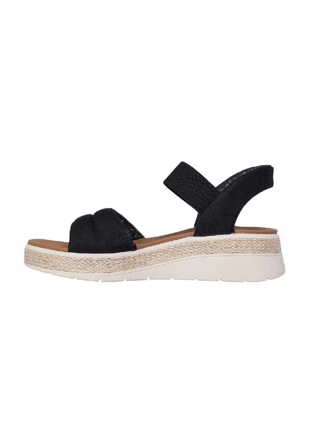 SKECHERS® Sandalen "Bobs Sun Ray" Keilabsatz für Damen Letzter Tag