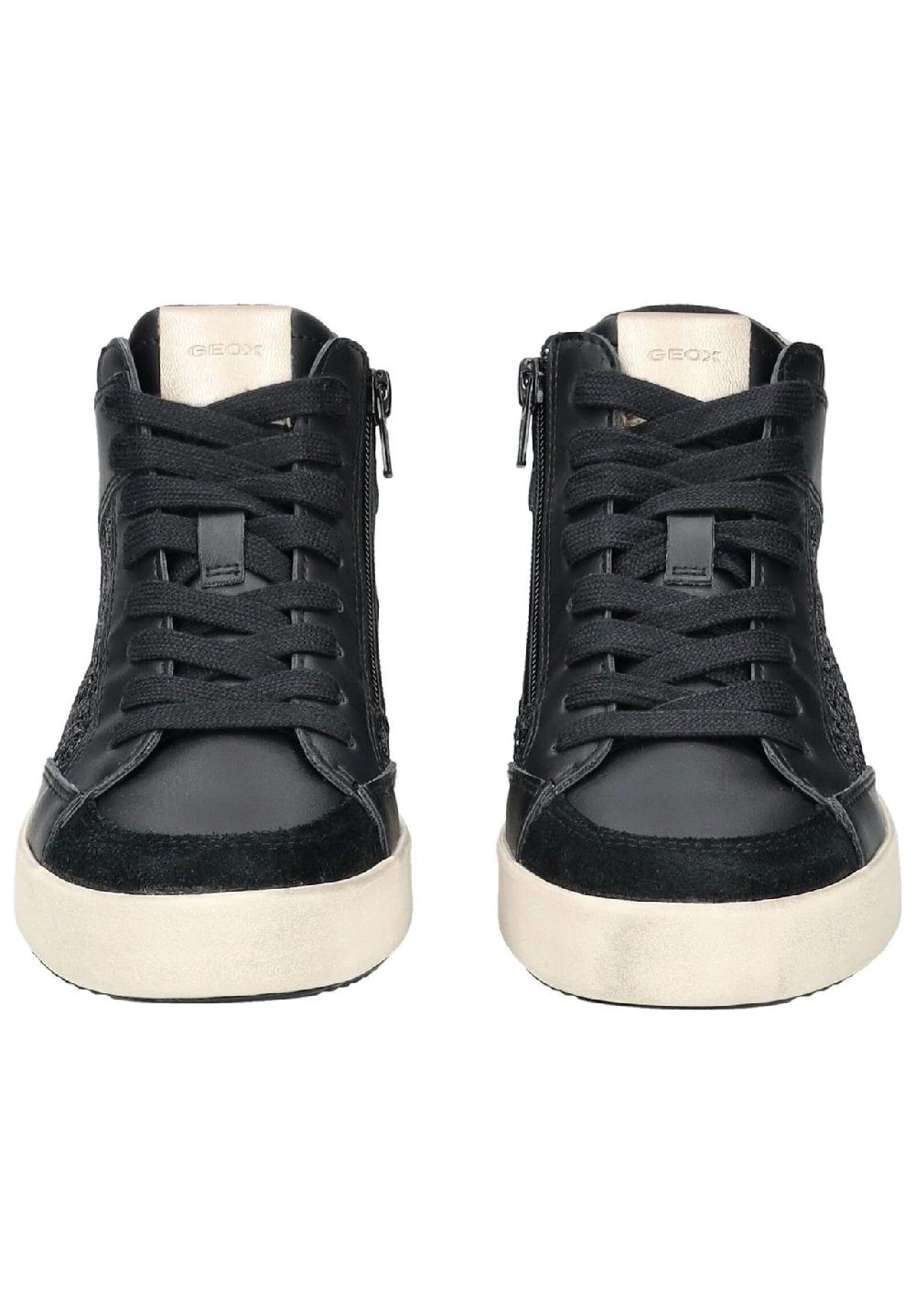 GEOX Lederimitat/Textil Sneaker 50% Rabatt mit kostenlosem Versand