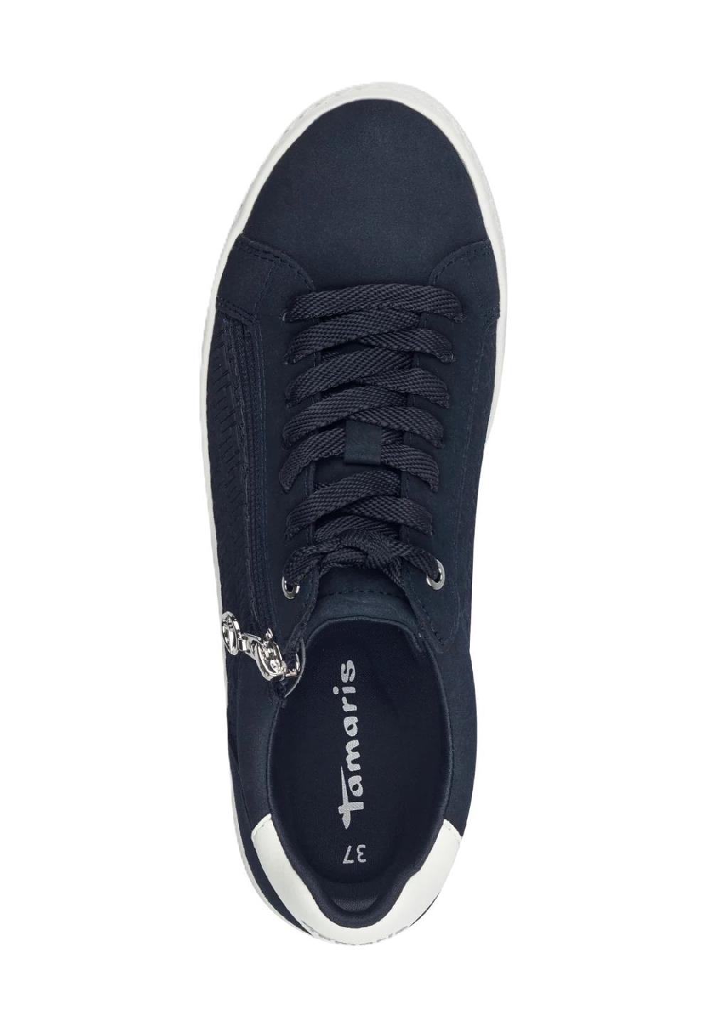 Tamaris Sneaker Lederoptik Reißverschluss für Damen Bis zu 55% Rabatt