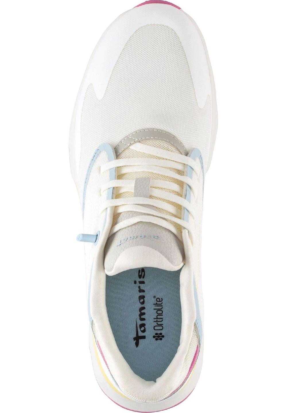 Tamaris Sneaker Emblem Ziernähte für Damen Heißer Verkauf