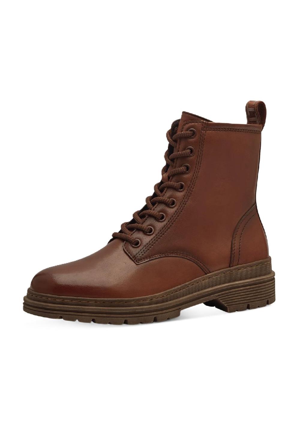 Tamaris Schnürstiefeletten Blockabsatz Zuglasche für Damen Blitzangebot