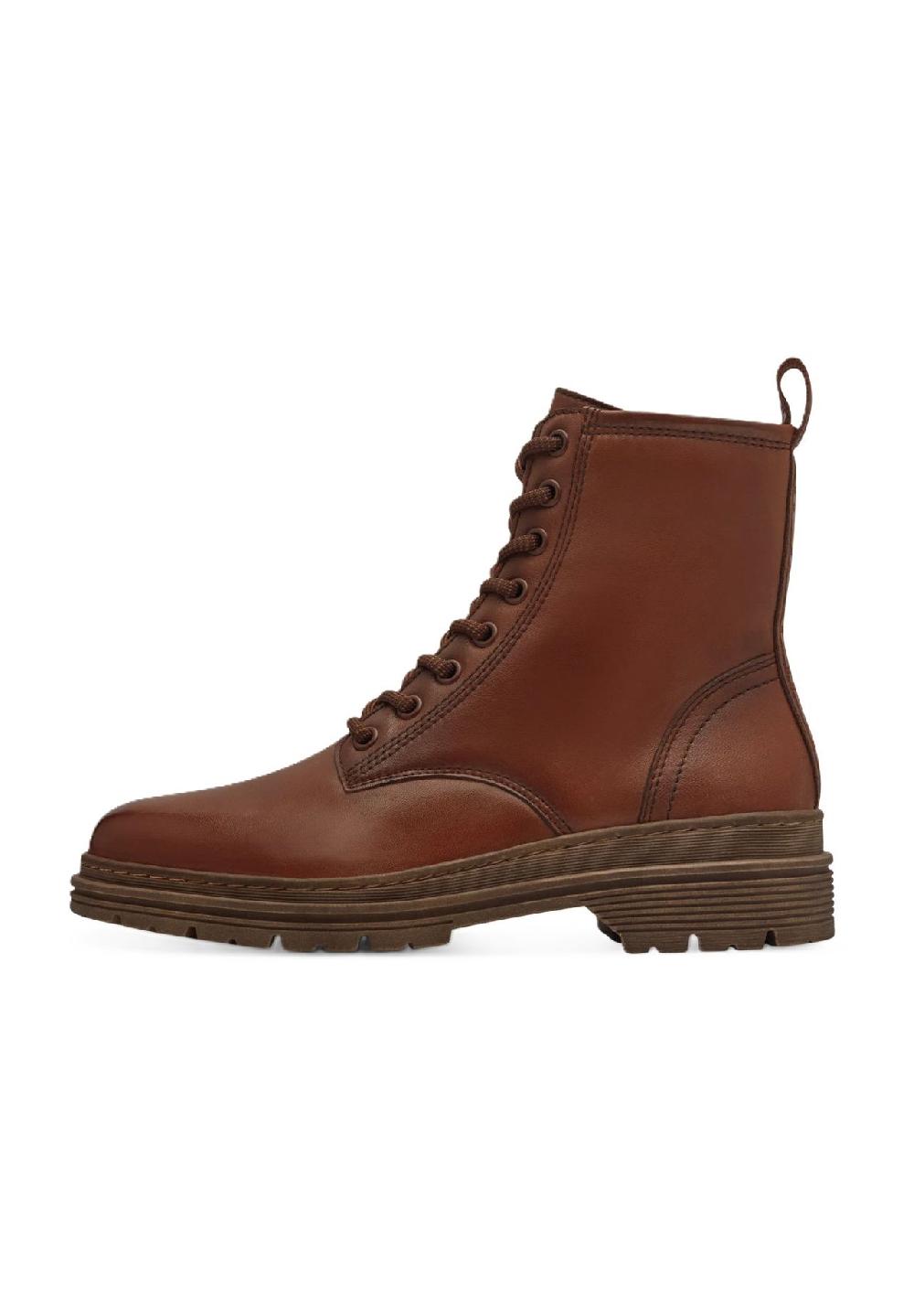 Tamaris Schnürstiefeletten Blockabsatz Zuglasche für Damen Blitzangebot