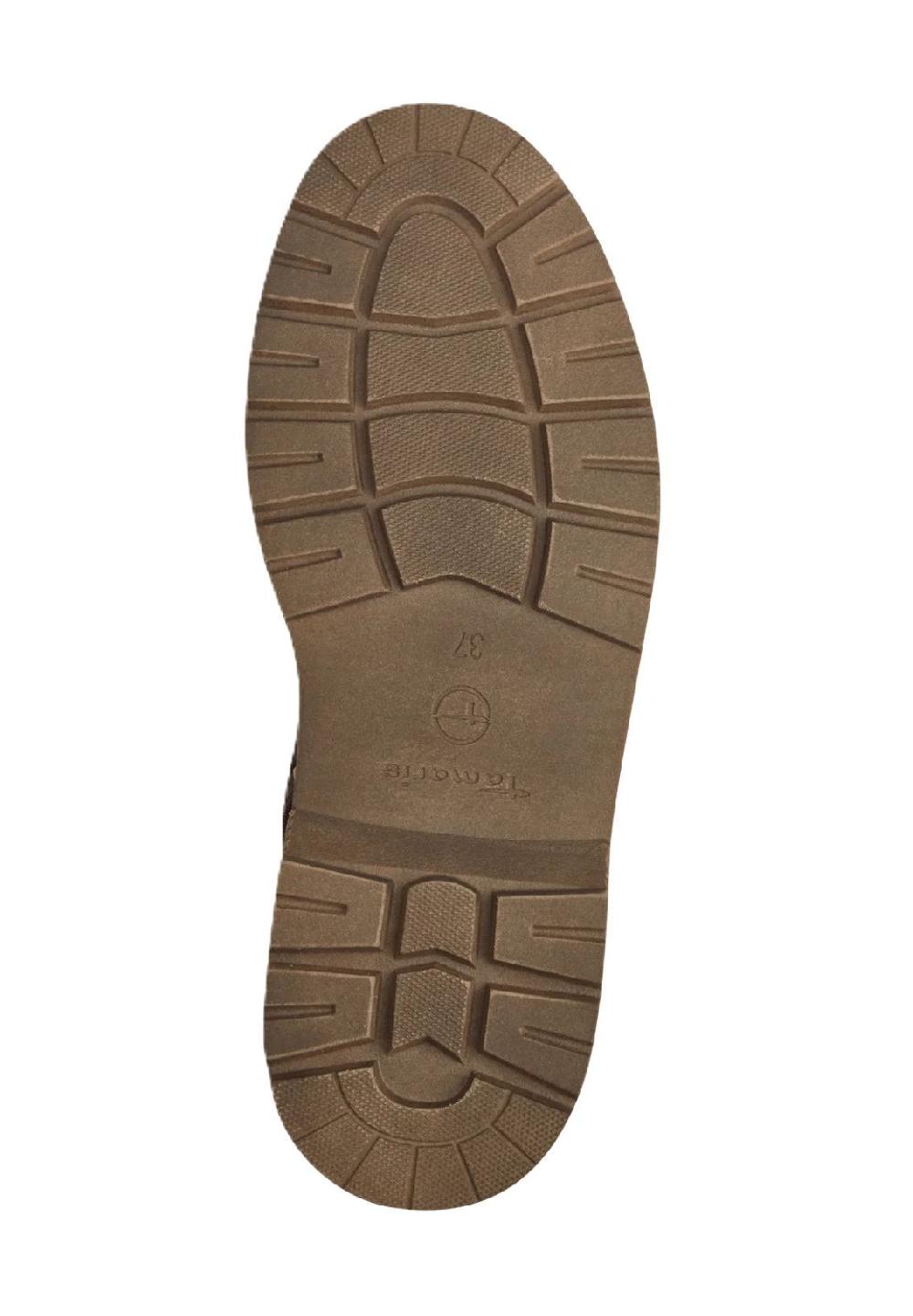 Tamaris Schnürstiefeletten Blockabsatz Zuglasche für Damen Blitzangebot