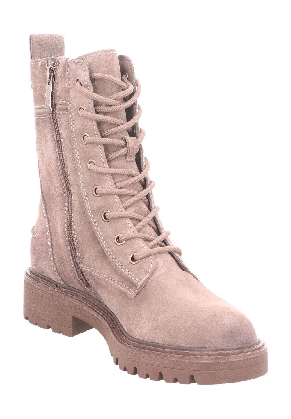 Tamaris Schnürstiefeletten Leder Zuglasche für Damen Räumungsverkauf