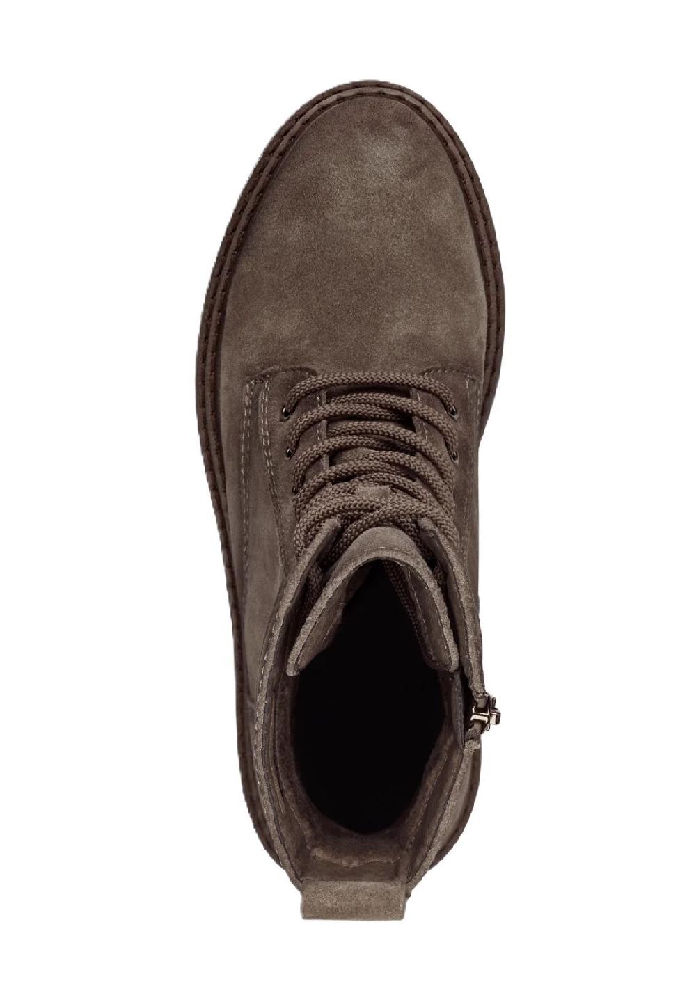 Tamaris Schnürstiefeletten Leder Zuglasche für Damen Räumungsverkauf