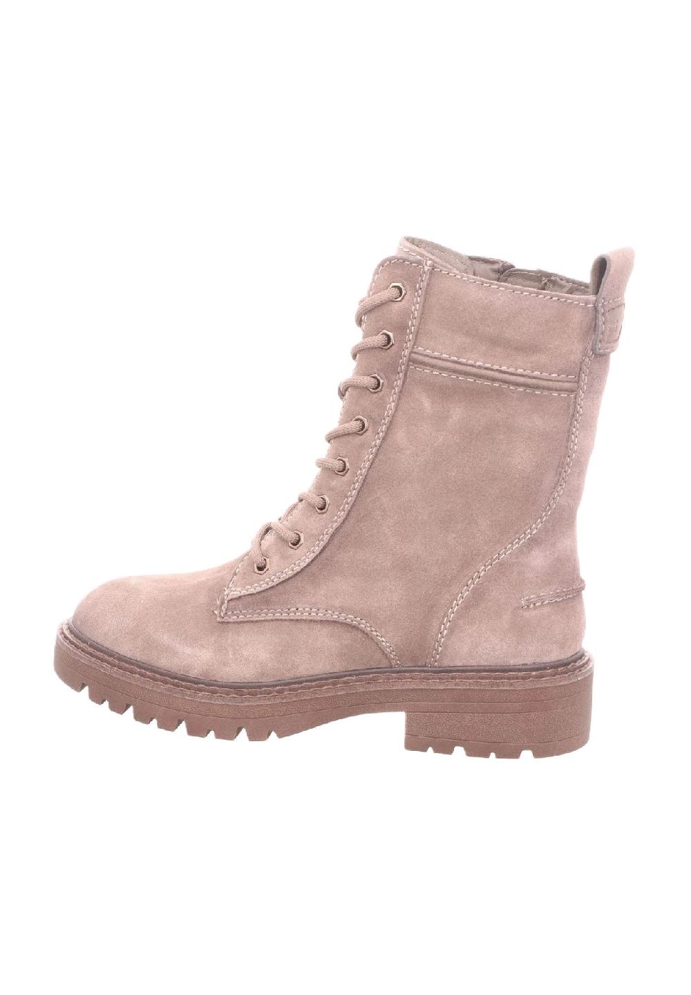 Tamaris Schnürstiefeletten Leder Zuglasche für Damen Räumungsverkauf