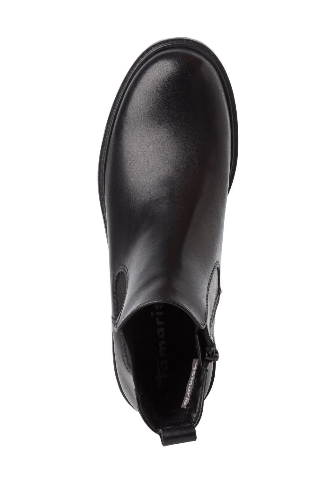 Tamaris Chelsea Boots Leder Zuglasche für Damen Sonderangebote