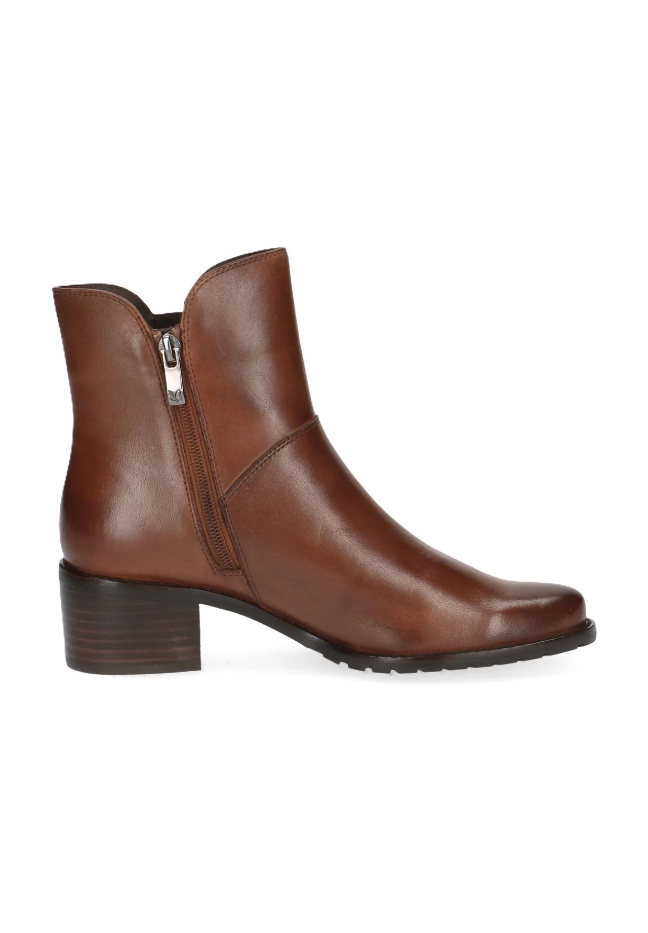 Caprice Stiefeletten Leder Blockabsatz für Damen Kostenloser Versand international