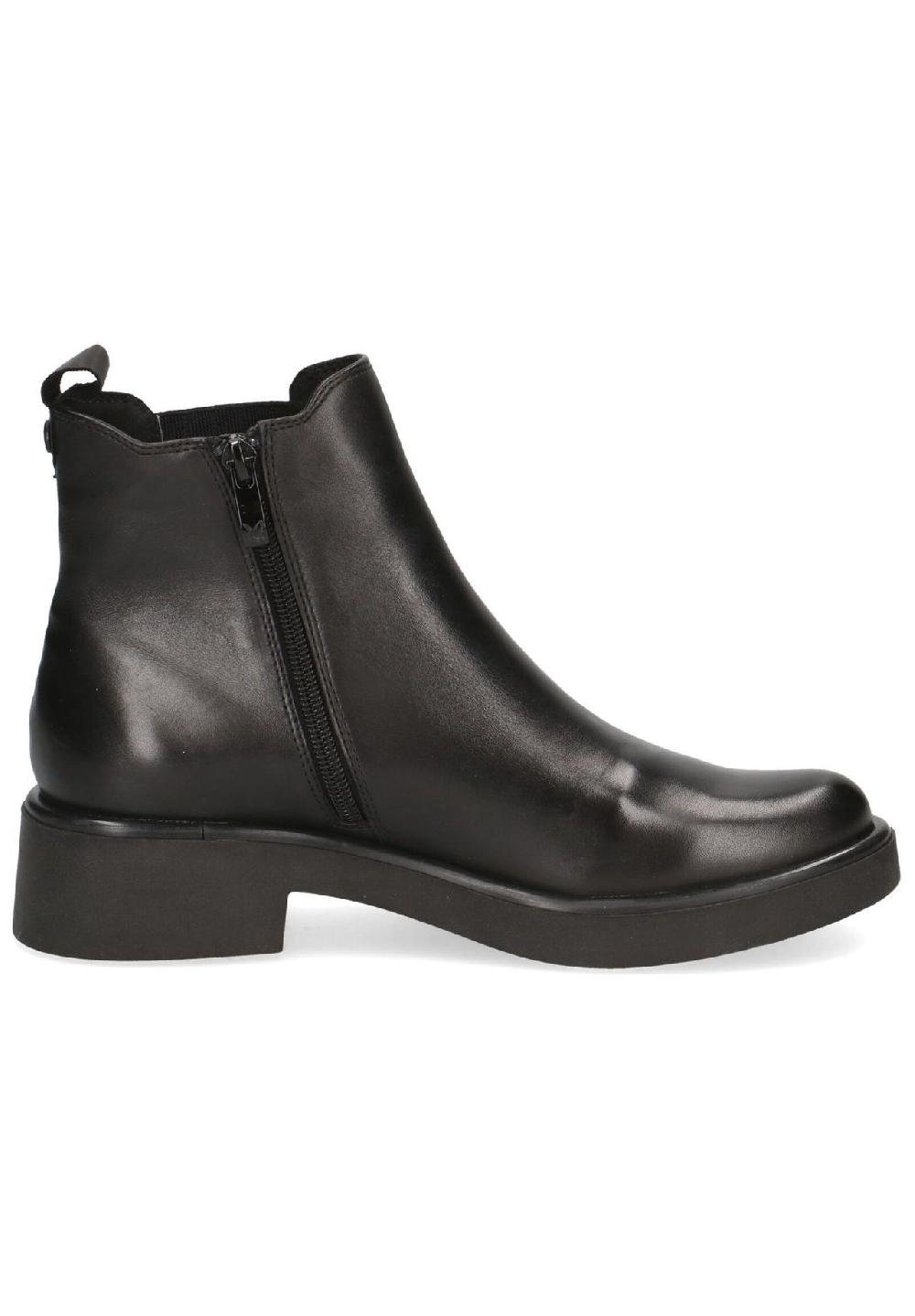 Caprice Chelsea Boots Leder Blockabsatz für Damen Letzter Tag