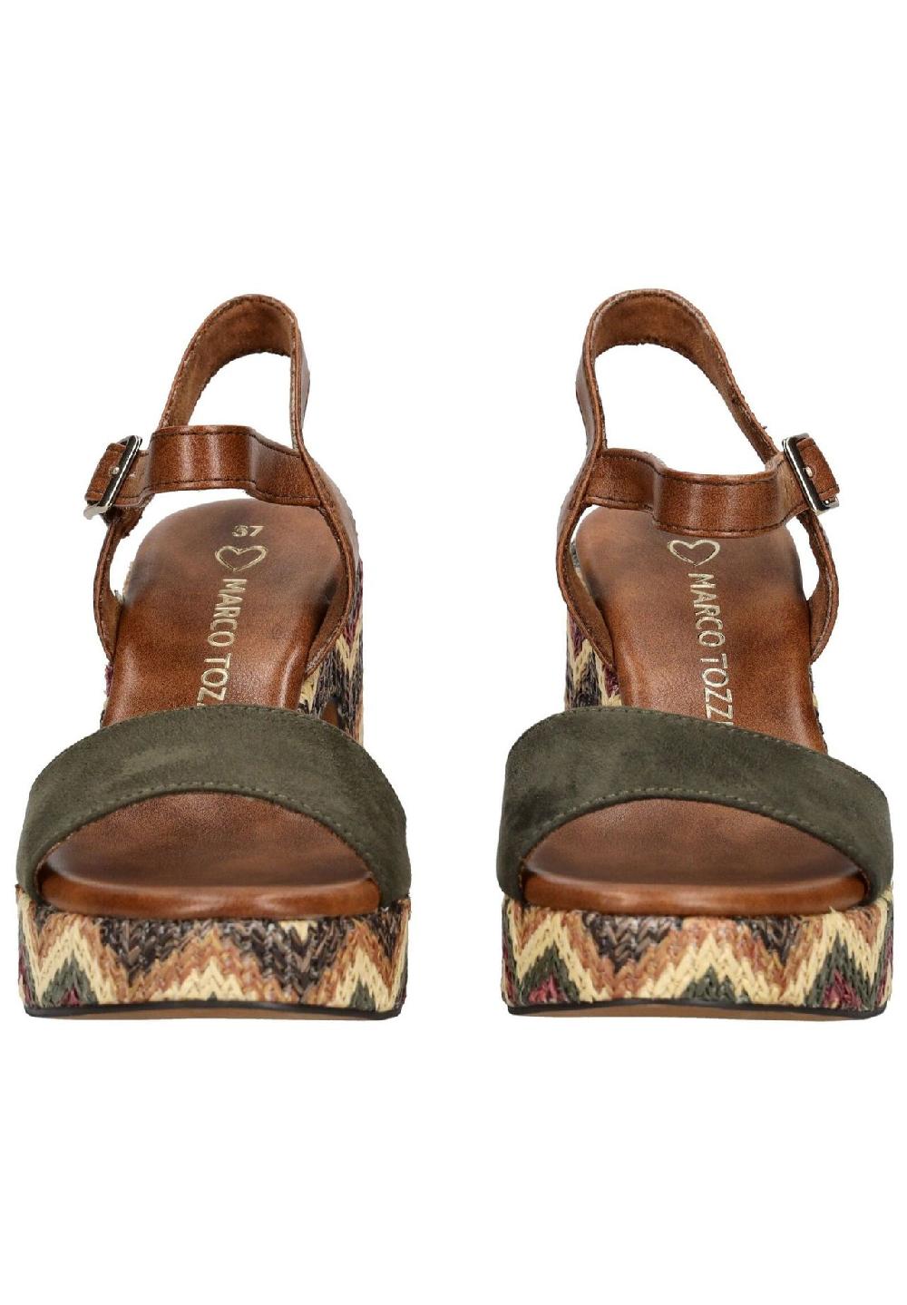 MARCO TOZZI® Lederimitat/Textil Sandalen Hotsell