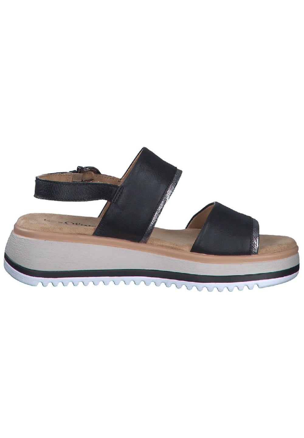 s.Oliver Leder Sandalen Fabrik Onlineshop