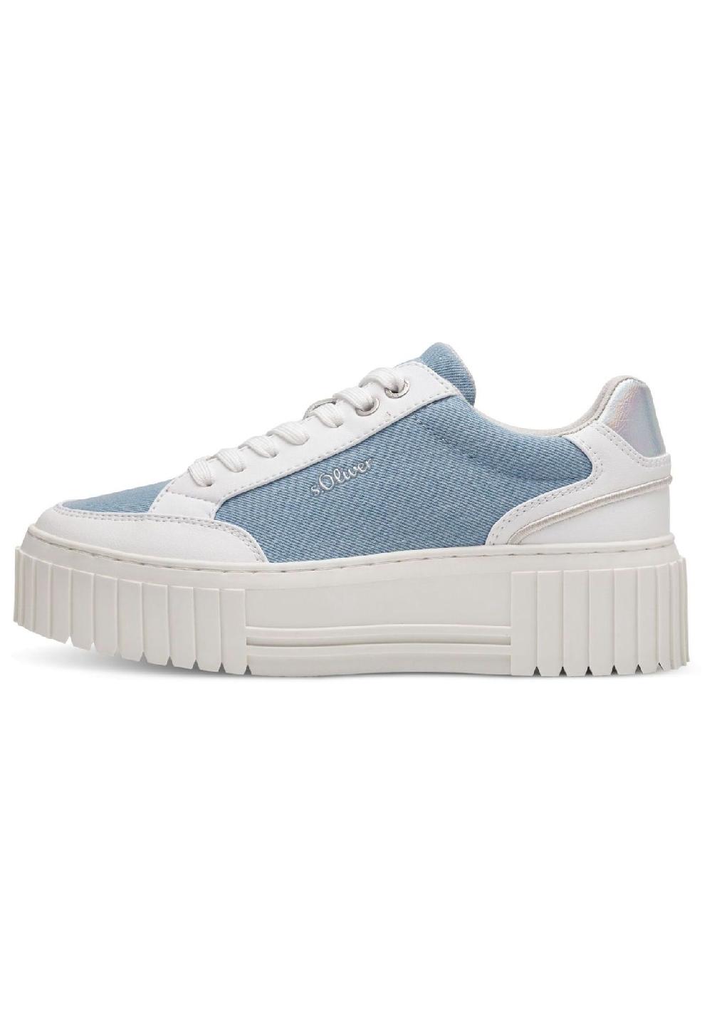s.Oliver Lederimitat/Textil Sneaker Rabatt