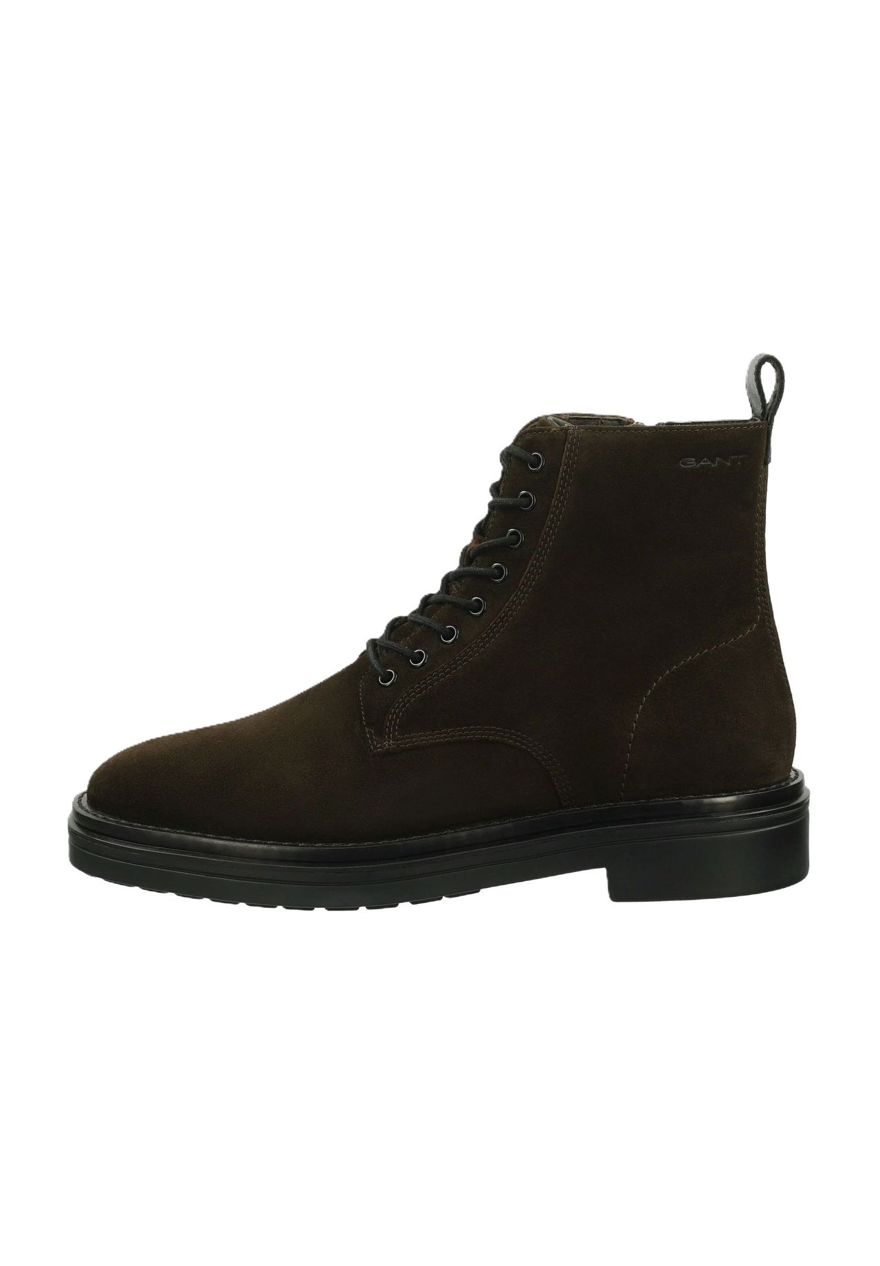 GANT Schnürstiefeletten Veloursleder Zuglasche für Herren Lagerräumung
