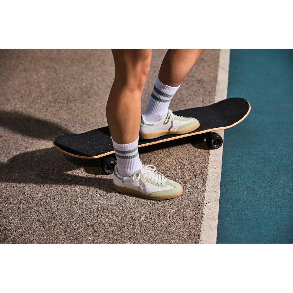 RIEKER Sport Sneaker »San Diego« Retro-Sneaker Freizeitschuh Halbschuh mit herausnehmbarem Fußbett ▷ für Räumungsverkauf