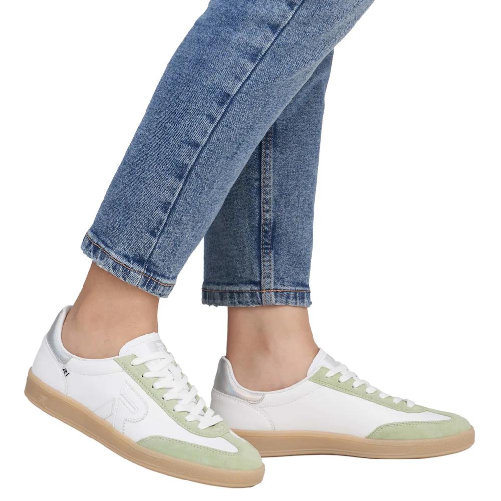 RIEKER Sport Sneaker »San Diego« Retro-Sneaker Freizeitschuh Halbschuh mit herausnehmbarem Fußbett ▷ für Räumungsverkauf